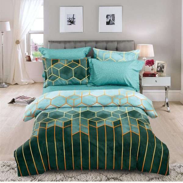 European Duvet Cover Set Geometry Series Bedding Sets 2 3 PCS Duvet Cover Pillowcase Home Textiles 1