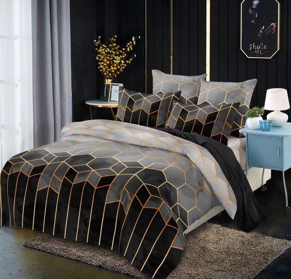 European Duvet Cover Set Geometry Series Bedding Sets 2 3 PCS Duvet Cover Pillowcase Home Textiles 2