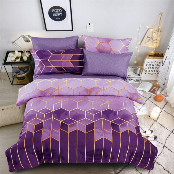 European Duvet Cover Set Geometry Series Bedding Sets 2 3 PCS Duvet Cover Pillowcase Home Textiles 5