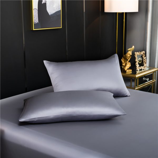 Natural Mulberry Silk Pillowcase High End Quality Pure Silk Pillow Case Solid Color Envelope Pillow Cover