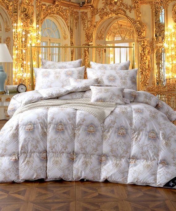 Twin Queen King size 100 Cotton goose duck down Comforter bed set Quilt Duvet cover filler