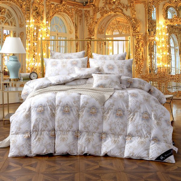 Twin Queen King size 100 Cotton goose duck down Comforter bed set Quilt Duvet cover filler